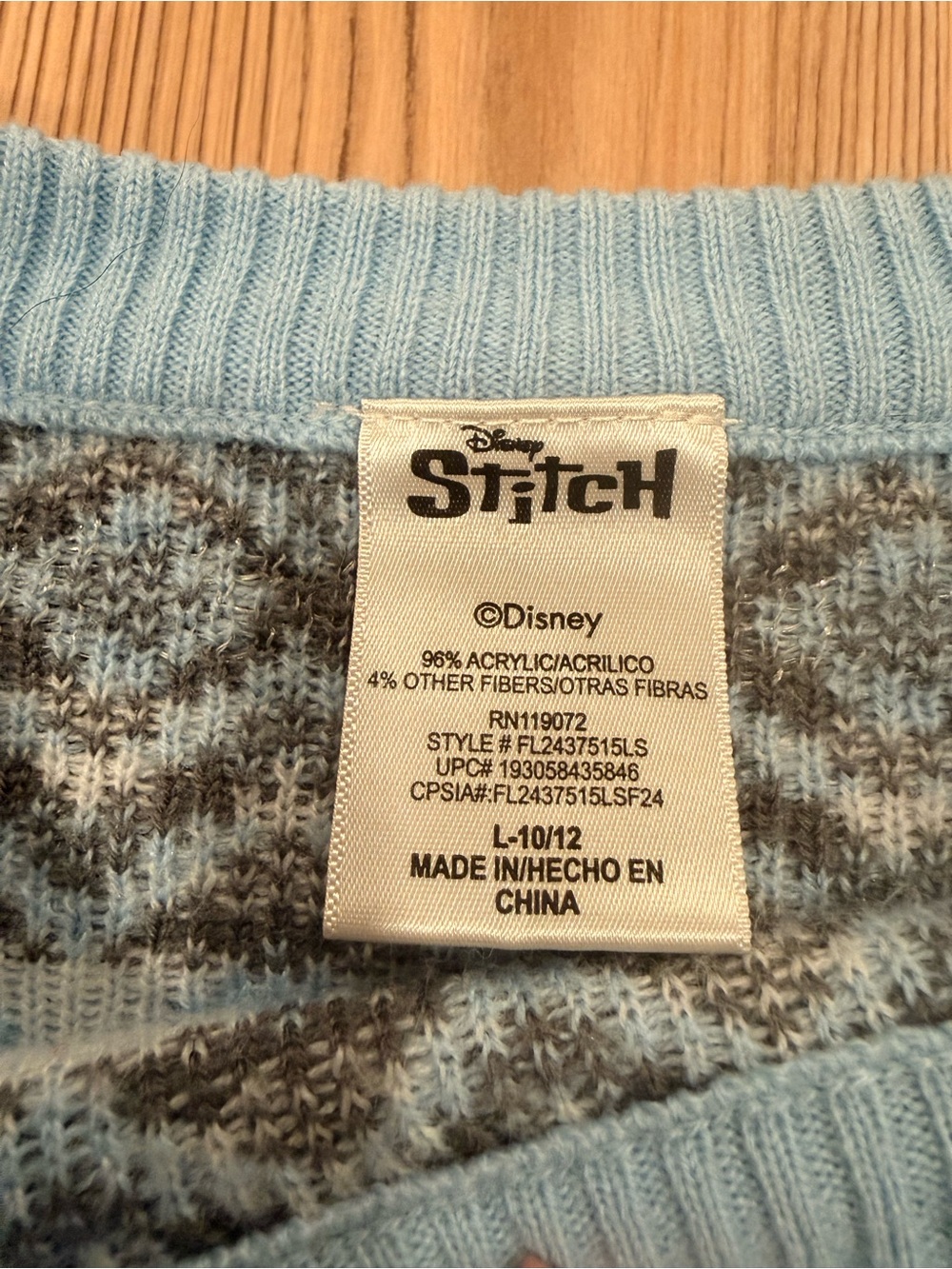 Girls Stitch Sweater - Picture 3 of 4